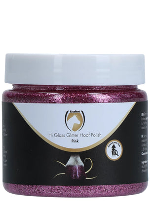 Hi Gloss Glitter hoeflak roze